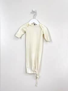 Merinos Thermals: Little Flock Of Horrors merino newcomer gown (newborn)