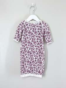 Merinos Thermals: Woolbabe merino cotton gown (0-3m)