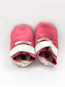 Footwear: Bobux slip on soft sole shoes (3-9m)