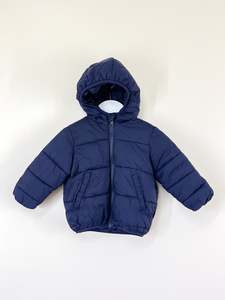 Jackets: Seed hooded puffer jacket (6-12m)