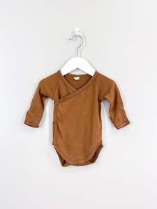 Quincy Mae organic side snap bodysuit (3-6m)