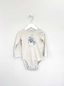 Bodysuits: Milly & Milo organic racoon bodysuit (12-18m)