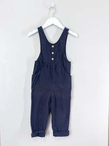 Overalls Playsuits: Cotton On Kids black wash playsuit (4y)