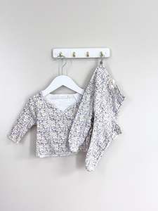 Matching Sets: Jamie Kay OG organic wrap top set (6-12m)
