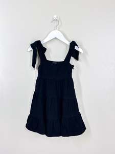 Dresses: Karibou Kids linen blend karolina tiered dress (3y)