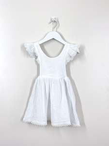 Dresses: 🎄 Karibou Kids ariella muslin pinafore dress (3y)