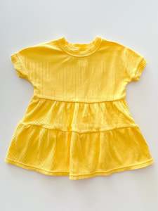 Teeny Weeny rib dress (0-3m)