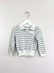 Knitwear: Jamie Kay OG harry knit - mist milk (1y)
