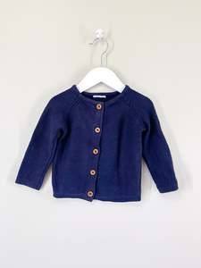 Knitwear: Jamie Kay OG simple knit cardigan (6-12m)