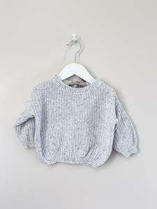 Karibou Kids chunky bow knit (1y)