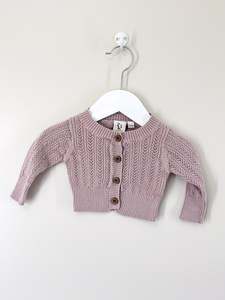 Karibou Kids penny knit cardigan (0-3m)