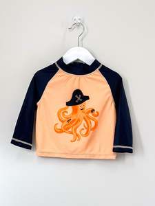 Swimwear: Minti octopus swim rash vest (1y)