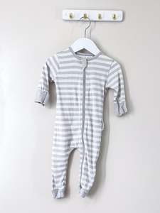 Woolbabe merino cotton PJ suit (3-6m)