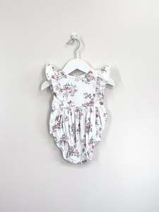 Aster & Oak organic bubble romper (0-3m)