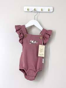 BNWT Aster & Oak embroidered playsuit (1-2y)