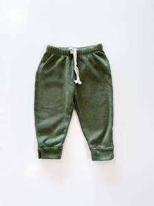 Burrow Be: Burrow & Be organic fleece pants (3-6m)