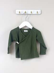 Burrow & Be organic kimono top (3-6m)