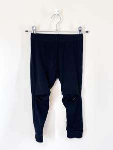 Little Flock Of Horrors merino slasher leggings - black (2-3y)