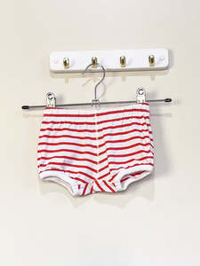 🎄 H&M organic stripe bloomer shorts (2-4m)