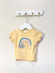 Teeny Weeny rainbow tee (0-3m)