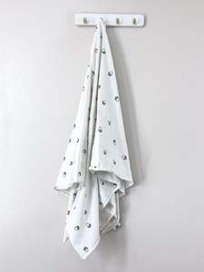 Buck & Baa organic acorn swaddle wrap