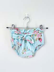 Verity Mcgowan: La Sienna floral bow bloomers (1-2y)