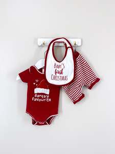 🎄 Teeny Weeny santa's favourite set (0-3m)