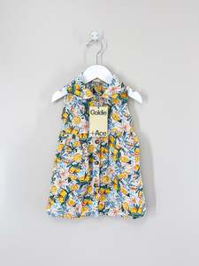 Shannon Vandy: BNWT Goldie + Ace linen rudy dress - orange orchard (6-12m)