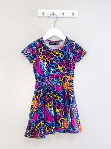 Rock Your Baby: Rock Your Kid waisted dress - blue miami (3y)