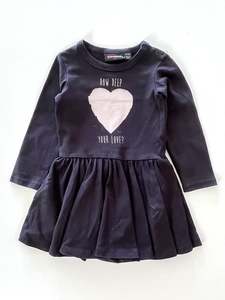 Rock Your Baby: Rock Your Baby your love bodysuit dress (18-24m)