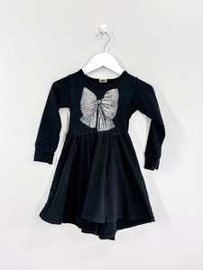 Rock Your Baby: Rock Your Kid bow waisted dress (3y)
