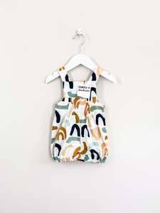 Brand New: BNWT Dukes + Duchesses sunni shortalls (3-6m)