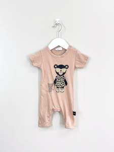 Hux Baby: Hux organic short romper (3-6m)