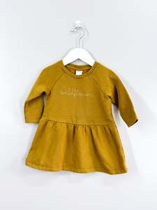 Teeny Weeny wildflower fleece dress (12-18m)