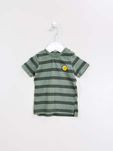 Teeny Weeny striped smiley tee (12-18m)