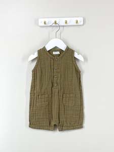 For The Babes: Jamie Kay organic muslin noel jumpsuit (2y)