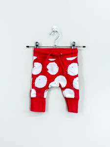 For The Babes: Minti drawstring furry trackies (0-3m)