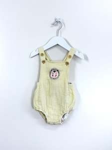 For The Babes: Karibou Kids muslin hedgehog romper (6-12m)