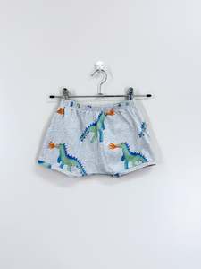 For The Babes: Gorman organic dino shorts (18-24m)