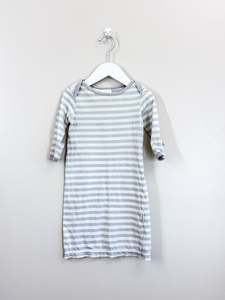 Woolbabe merino cotton gown (3-6m)