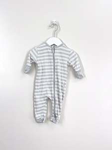 Woolbabe merino cotton PJ suit (0-3m)