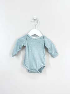 Woolbabe merino cotton bodysuit (0-3m)