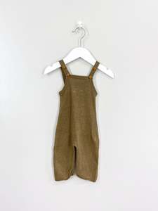Overalls Playsuits: Grown linen overalls (3-6m)