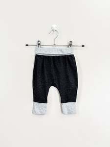 Pants Leggings: Little Bundle fold over slouch leggings (0-3m)