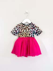 Radicool leopard tulle dress (1y)