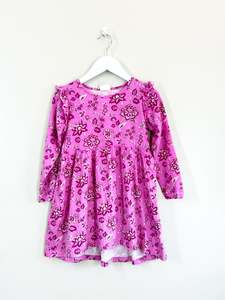 Cotton On Kids long sleeve paisley dress (6y)