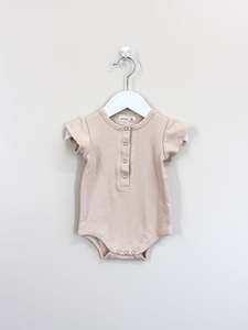 Burrow & Be organic rib bodysuit (6-12m)