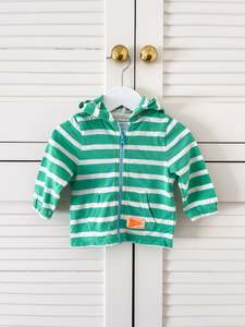 Country Road striped zip hoodie (3-6m)