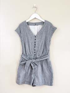 Country Road: Country Road textured striped jumpsuit (12y)