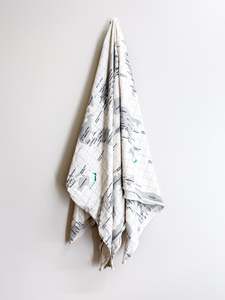 Nature Baby: Nature Baby organic swaddle wrap - map